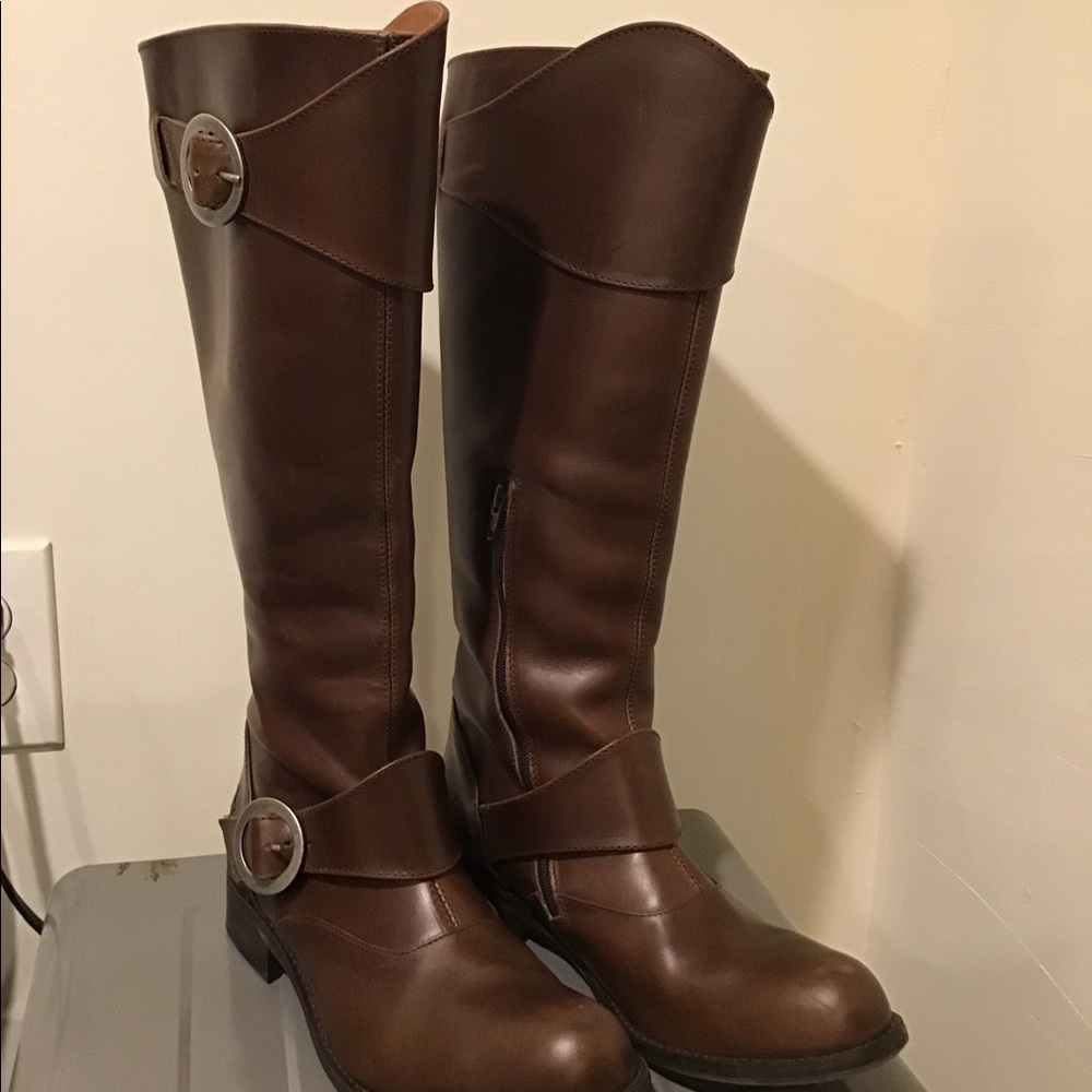 John Fluevog Leather Boots - Size 9.5